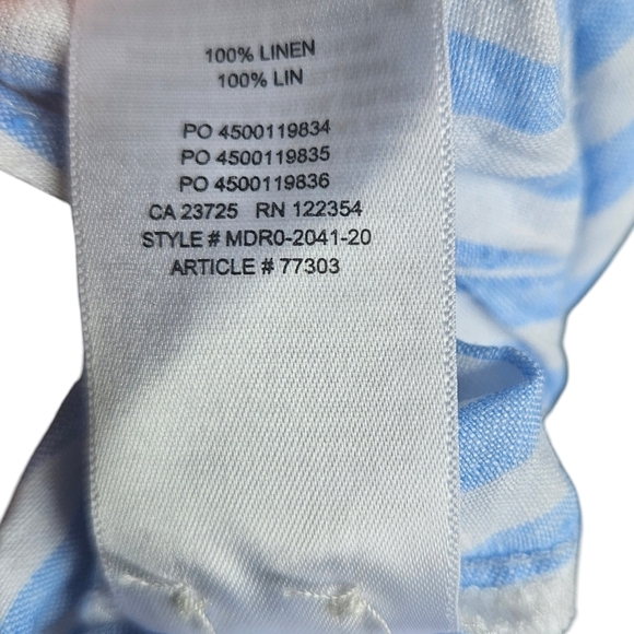 The Group Babaton Adara Linen Blouse Size M - Picture 10 of 10